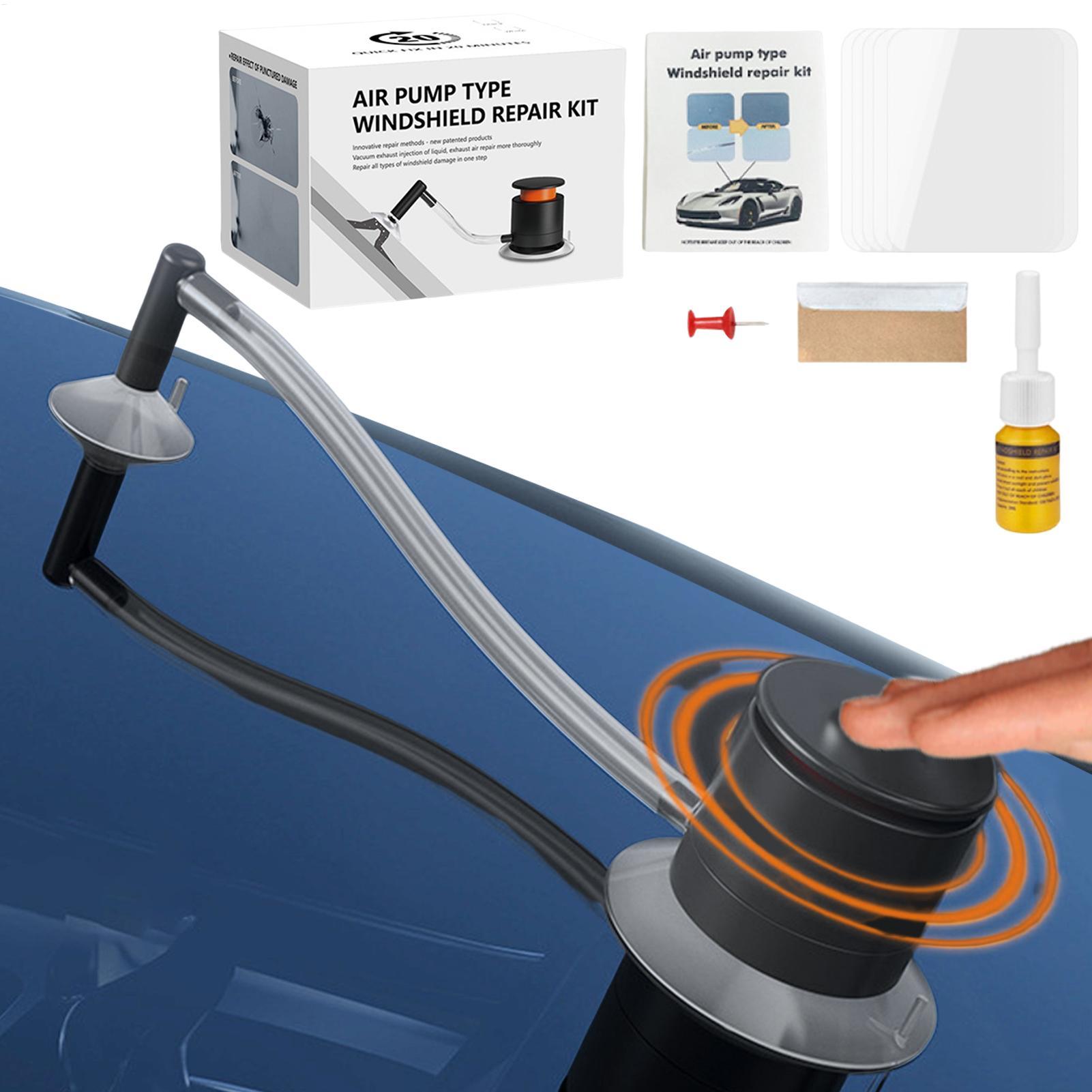 Glass Cleaner Streak - طقم إصلاح زجاج السيارات، سائل إصلاح
