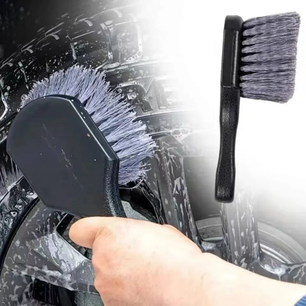 Detailing Brush Set - فرشاة تنظيف عجلات السيارة، فرشاة تفصيلية