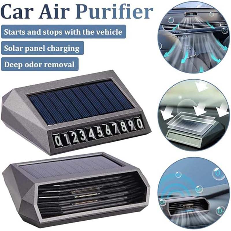 Odor Eliminator Car - الطاقة الشمسية بالطاقة سيارة لتنقية الهواء