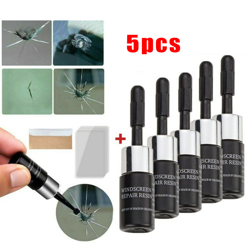 Glass Cleaner Streak - 5 قطعة زجاج السيارات نانو إصلاح