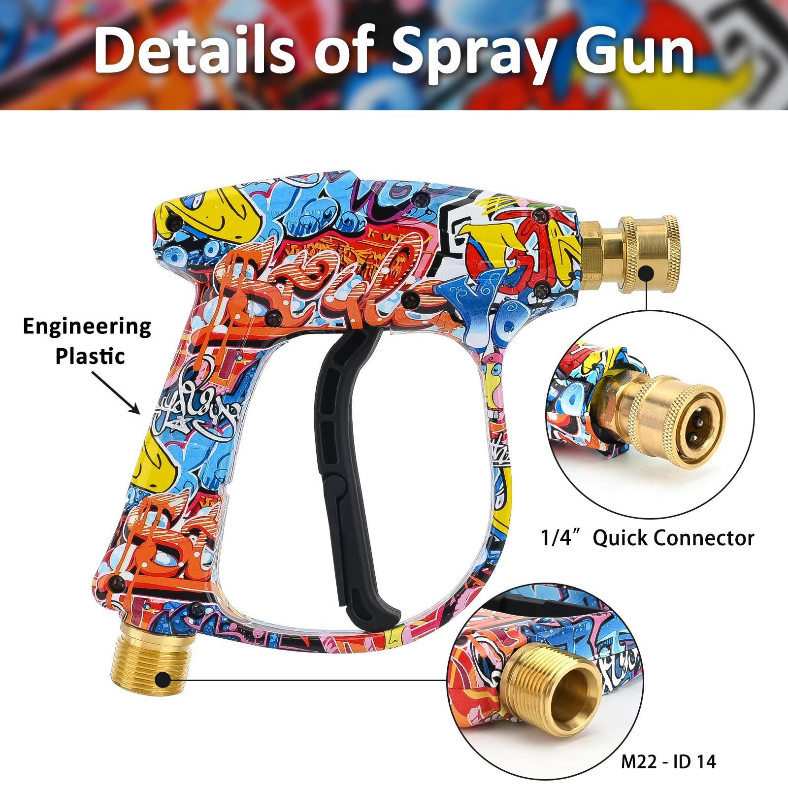 مسدس مياه عالي الضغط 4350 رطل  - مراجعة Pressure Washer Foam Gun وسعره
