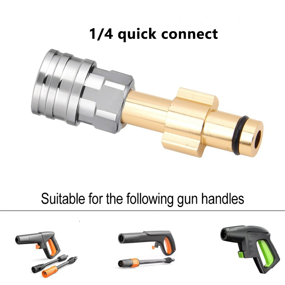 غسالة الضغط موصل سريع 1/4 محول - مراجعة Pressure Washer Foam Gun وسعره