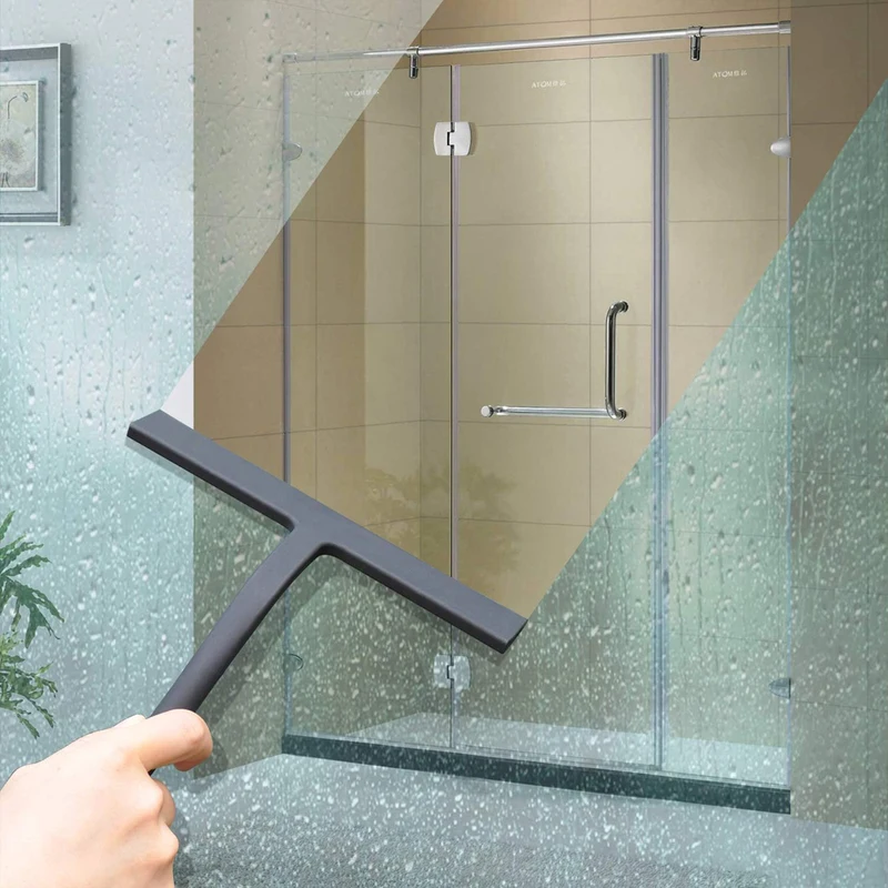 ممسحة دش من السيليكون خالية من - مراجعة Glass Cleaner Streak وسعره